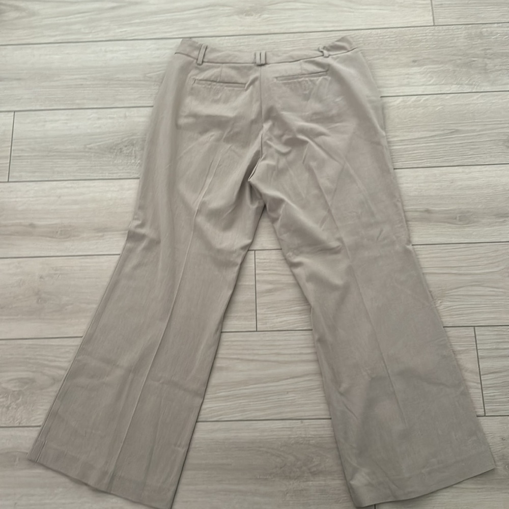 NY&CO Tan Flare Dress Pants - Size 16 - Picture 3 of 4